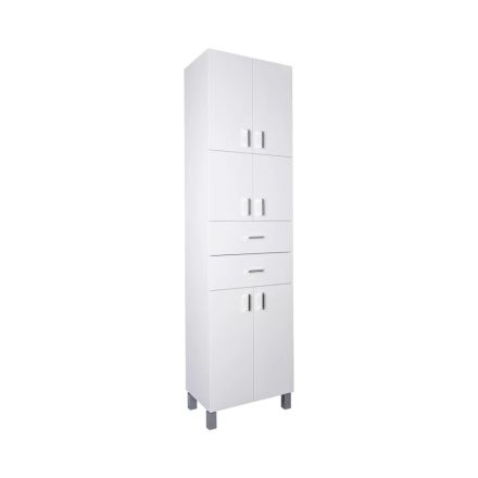 Viva STYLE fürdőszobai ÁLLÓSZEKRÉNY 192 magas szennyestartós -50 x 35 x 192 cm