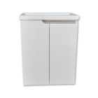 PIRAMIDA EURIDIKA fali függesztett / álló fürdőszobabútor öntött műmárvány mosdóval 60 cm