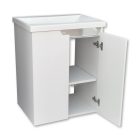 PIRAMIDA EURIDIKA fali függesztett / álló fürdőszobabútor öntött műmárvány mosdóval 60 cm