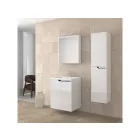 PIRAMIDA AKVA Tükrös fürdőszobai szekrény LED világítással - 60 cm
