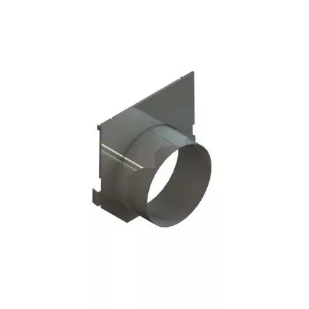 PRO OZ horganyzott acél végzáró elem – LN100, Hext.190 mm, DN110 kimenet