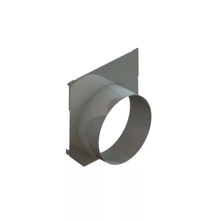 PRO OZ horganyzott acél végzáró elem – LN150, Hext.260 mm, DN160 kimenet