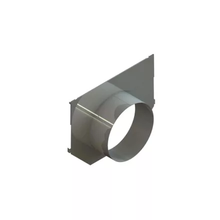 PRO OZ horganyzott acél végzáró elem – LN300, Hext.310 mm, DN200 kimenet
