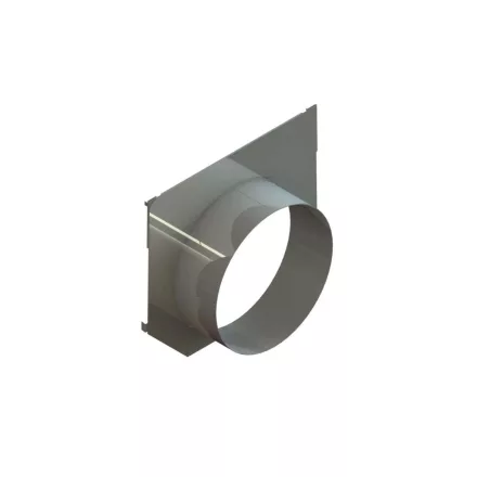 PRO OZ horganyzott acél végzáró elem – LN300, Hext.360 mm, DN250 kimenet