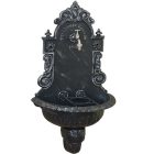 VIENNA kerti alumínium öntvény falikút antikolt ezüst, tömlővéges réz kerti csappal