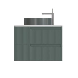   Piramida EURIDIKA fali fürdőszobabútor - mosdópult mosdó nélkül -2 fiókos - PINO ZÖLD - 65 x 48 x 53 cm