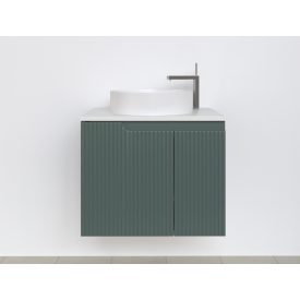   Piramida EURIDIKA fali fürdőszobabútor - mosdópult mosdó nélkül -2 ajtós - PINO ZÖLD - 65 x 48 x 53 cm