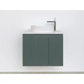   Piramida EURIDIKA fali fürdőszobabútor - mosdópult mosdó nélkül -2 ajtós - PINO ZÖLD - 65 x 48 x 53 cm
