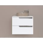 Piramida EURIDIKA fali fürdőszobabútor - mosdópult mosdó nélkül -2 fiókos - 65 x 48 x 53 cm