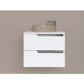   Piramida EURIDIKA fali fürdőszobabútor - mosdópult mosdó nélkül -2 fiókos - 65 x 48 x 53 cm