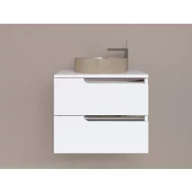   Piramida EURIDIKA fali fürdőszobabútor - mosdópult mosdó nélkül -2 fiókos - 65 x 48 x 53 cm