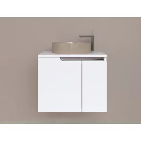   Piramida EURIDIKA fali fürdőszobabútor - mosdópult mosdó nélkül -2 ajtós - 65 x 48 x 53 cm