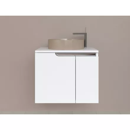 Piramida EURIDIKA fali fürdőszobabútor - mosdópult mosdó nélkül -2 ajtós - 65 x 48 x 53 cm