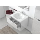 PIRAMIDA EURIDIKA fali függesztett fürdőszobabútor öntött márvány mosdóval 65 cm