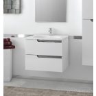 PIRAMIDA EURIDIKA fali függesztett fürdőszobabútor öntött márvány mosdóval 65 cm