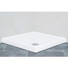 Favorit ULTRA SLIM zuhanytálca szögletes, Zuhanyszifonnal 80 x 80 cm