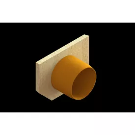   BASE végzáró elem – fibrobeton, LN100, Hext.125 mm, DN110 kimenet