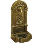 FIRENZE kerti alumínium öntvény álló falikút kalapácslakk arany, tömlővéges réz kerti csappal