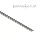 STAINLESS inox dekor folyókarács – buborék mintás, 1000×28,5 mm