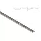 INOX BASE táblás rács 1000x28.5x17.4