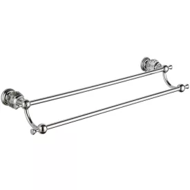 Mexen Estela dupla törölközőtartó rúd 63 cm, króm