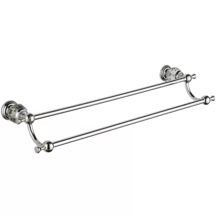Mexen Estela dupla törölközőtartó rúd 63 cm, króm
