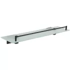Mexen Dalia fali üvegpolc 52 cm, fekete