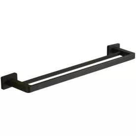 Mexen Asis dupla törölközőtartó rúd 54 cm, fekete