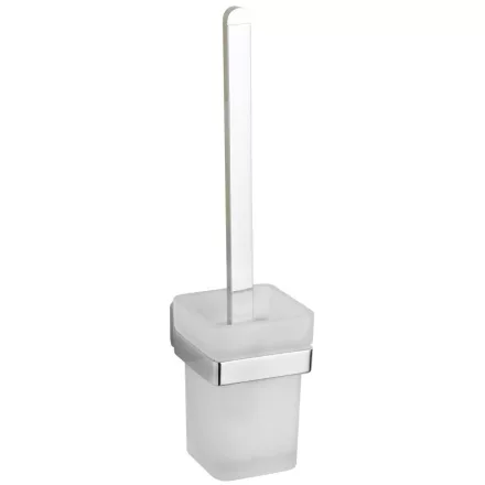 Mexen Asis fali WC kefe tartóval, króm