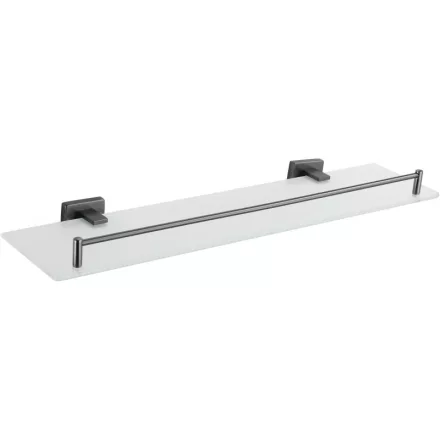 Mexen Arno fali üvegpolc 51,5 cm, szálcsiszolt grafit