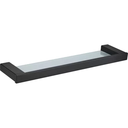 Mexen Pavo fali üvegpolc 50 cm, fekete