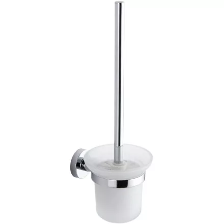 Mexen Tiber fali WC kefe tartóval, króm