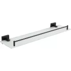 Mexen Rufo fali üvegpolc 52 cm, fekete