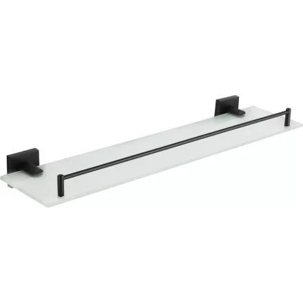 Mexen Rufo fali üvegpolc 52 cm, fekete