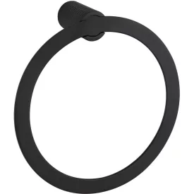 Mexen Base törölközőtartó karika, 17,5 cm, fekete