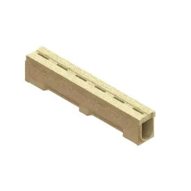   MONO polimerbeton Sport vízelvezető folyóka – LN100, Hext.200 mm, C250