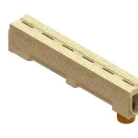   MONO polimerbeton Sport vízelvezető folyóka – LN100, Hext.200 mm, C250