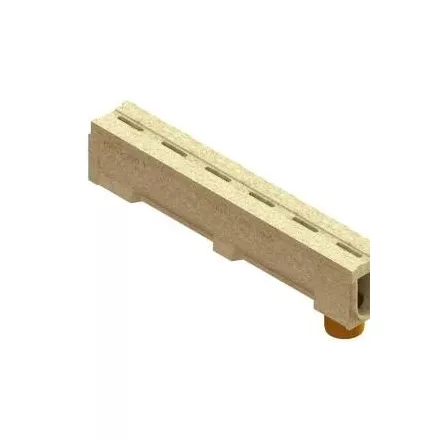 MONO polimerbeton Sport vízelvezető folyóka – LN100, Hext.200 mm, C250