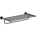 Mexen Ovio polcos törölközőtartó 55 cm, fekete króm