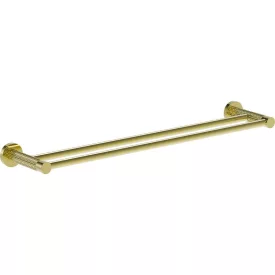 Mexen Triv dupla törölközőtartó rúd 65 cm, arany
