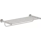 Mexen Triv törölközőtartó polc alsó rúddal 60 cm, szálcsiszolt nikkel
