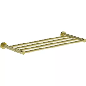 Mexen Triv rácsos törölközőtartó polc 60 cm, arany