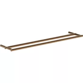 Mexen Loop dupla törölközőtartó rúd 62 cm, rózsaarany