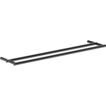 Mexen Loop dupla törölközőtartó rúd 62 cm, fekete króm
