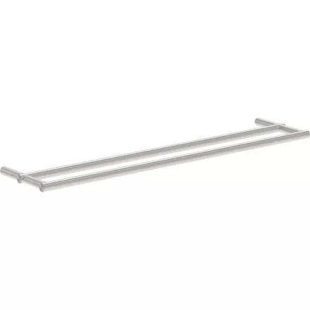 Mexen Loop dupla törölközőtartó rúd 62 cm, szálcsiszolt nikkel