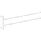 Mexen Loop kétkaros forgatható törölközőtartó, fehér