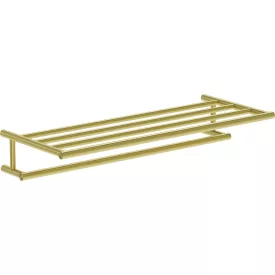   Mexen Loop polcos törölközőtartó 57 cm, szálcsiszolt arany