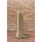 PISA kerti alumínium öntvény állókút gránit, külső menetes réz kerti csappal