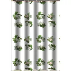   Textil zuhanyfüggöny 180x200 cm, tropic mintázattal, mosható és vasalható
