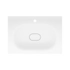 Piramida EURIDIKA fali fürdőszobabútor - műmárvány mosdóval -2 fiókos - ALPINFEHÉR-TÖLGY - 75 x 48 x 55 cm